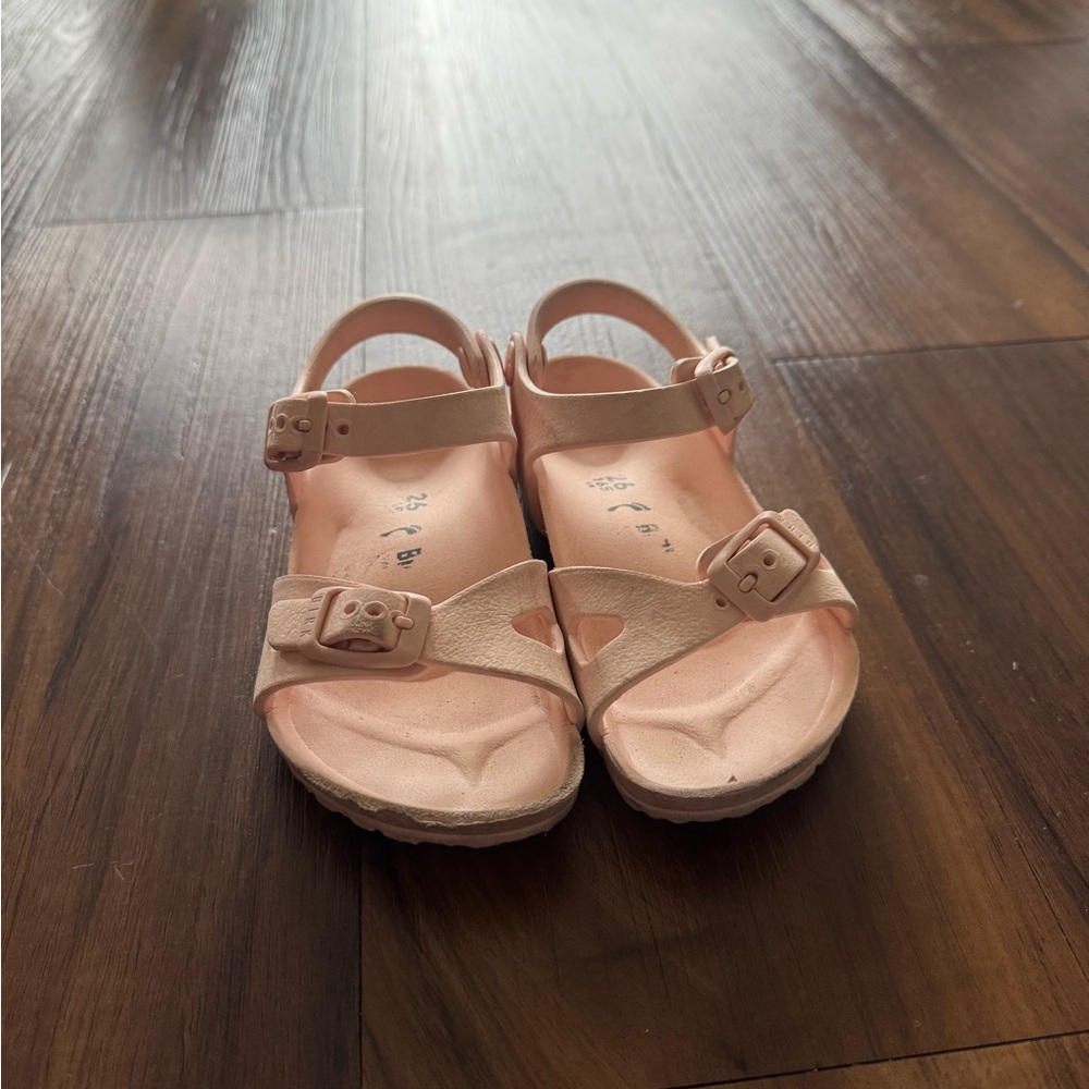 Birkenstock Kids Light Pink Sandals - Size US9 - Picture 2 of 6